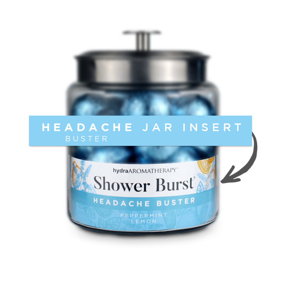Shower Burst® Jar Insert in Headache Buster