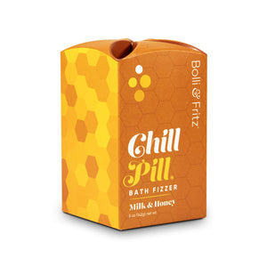 Chill Pill® Bath Fizzer in Milk & Honey