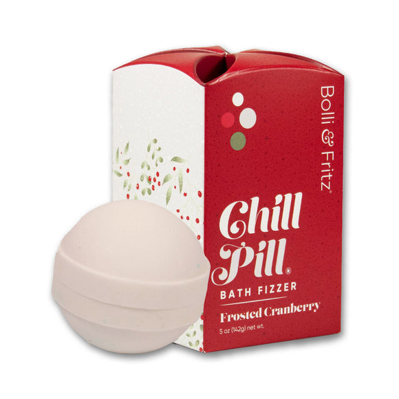 Chill Pill® Bath Fizzer in Frosted Cranberry