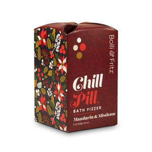 Chill Pill® Bath Fizzer in Mandarin & Mistletoe